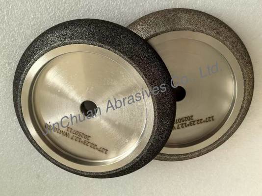 Roues d'affûtage CBN cylindriques à base d'acier pour lame de scie à bande roue d'affûtage couleur ambre