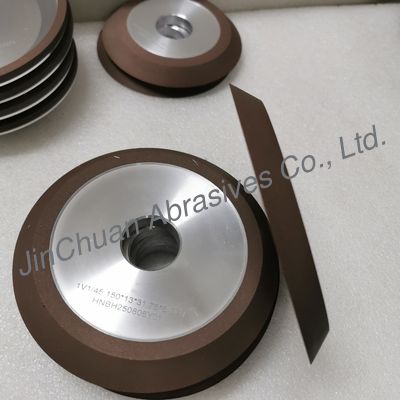 Resin  Bond Diamond  Grinding Wheel  1V1 /45 ° 150*13*31.75*8mm