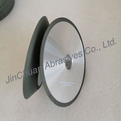 1V1/35° 150*14T*25.4*5mm D400 C100 Resin Bond Diamond Grinding Wheel For Grinding Carbon Brush