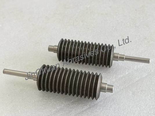 Meule CBN électroplaquée personnalisée non standard 30*122.5*6*3 mm pour l'affûtage des lames de scie multi-outils (BIM, HCS, HSS)