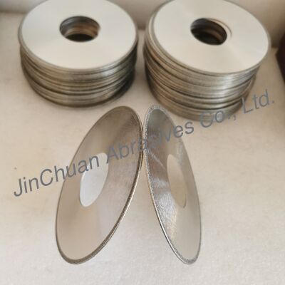 Diamètre 127 mm Épaisseur 1,55 mm Grit D151 Lamelle de scie à diamant électrocutée