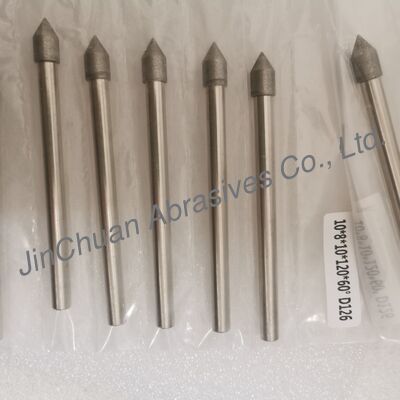 Meules électroplaquées sur mesure 10*8*10*120mm 30°-120° D126 pour carbure cémenté