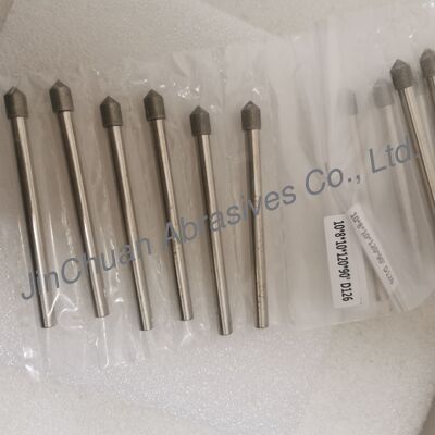 Meules électroplaquées sur mesure 10*8*10*120mm 30°-120° D126 pour carbure cémenté