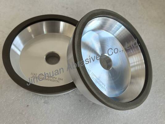 Roue de meulage en alliage résinoïde 11A2 Disque diamanté 125 mm Roue Travail à sec