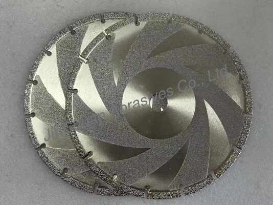 roues de meulage de diamants galvanisées, diamètre 230 mm, numéro de gravier D35/40