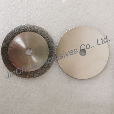 Lames de coupe diamantées électrodéposées CBN abrasives unilatérales personnalisées 100*0.8*12.7mm B60/70
