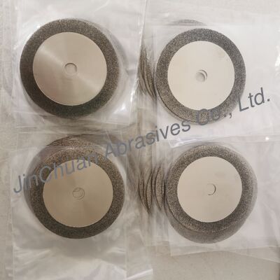 Lames de coupe diamantées électrodéposées CBN abrasives unilatérales personnalisées 100*0.8*12.7mm B60/70