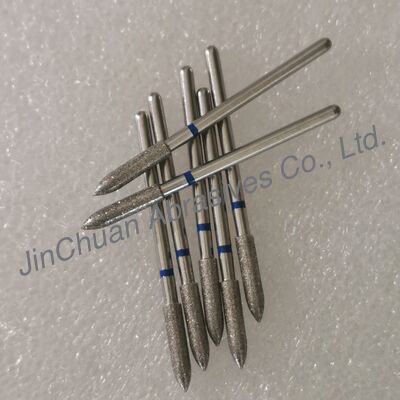 Burs de diamants à basse vitesse électroplatés à deux couches sur mesure pour la dentisterie