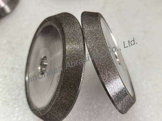 Roues de meulage et de déchiquetage électro-liées avec roue électroplatée de couleur ambre