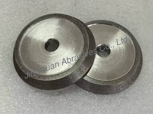 Roues de meulage et de déchiquetage électro-liées avec roue électroplatée de couleur ambre