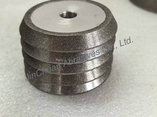 Roues de meulage et de déchiquetage électro-liées avec roue électroplatée de couleur ambre