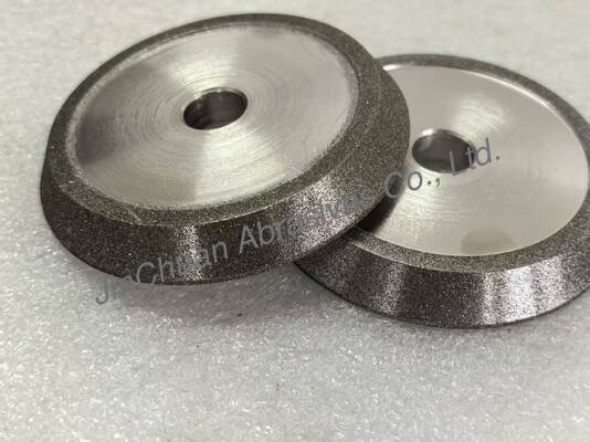 Roues de meulage et de déchiquetage électro-liées avec roue électroplatée de couleur ambre