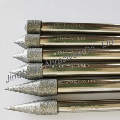 Têtes de meulage de diamants électroplatées sur mesure, de différentes tailles, pour le carbure cimenté