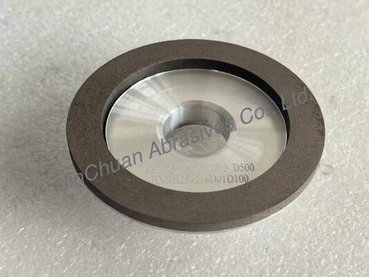 4A2 roue de meulage de diamants en résine utilisée pour les outils au carbure, diamètre 75 mm, grès numéro D500