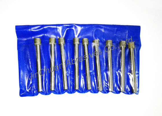 Petites goupilles de meulage plaquées de diamant pour la poussière abrasive intérieure du diamètre D126