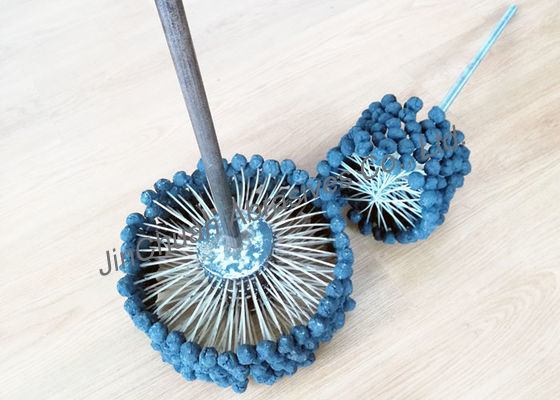 Un plus grand diamètre polissant et ébavurant la brosse abrasive de pierre à aiguiser de câble de carbure de silicium