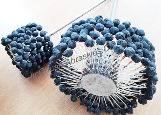 Un plus grand diamètre polissant et ébavurant la brosse abrasive de pierre à aiguiser de câble de carbure de silicium