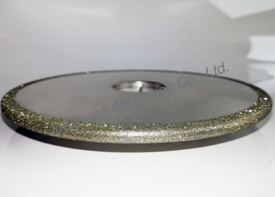 Meules plaquées rondes de diamant pour des protections de frein rainant le tambour de équilibrage de machine