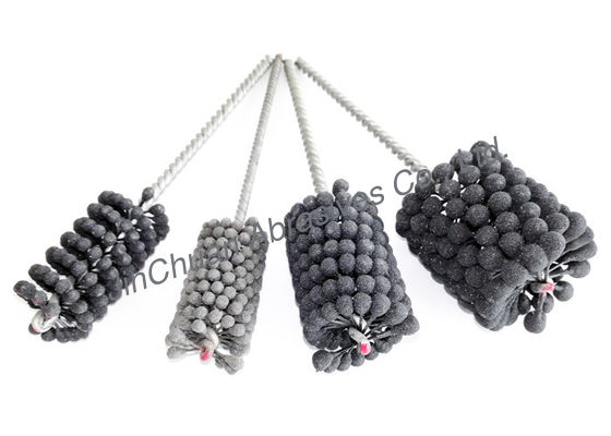 Brosse aiguisante flexible industrielle faite sur commande pour le polonais de trou de précision