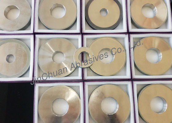 Roue verte de coupe de diamant, meules enduites par diamant replaquées