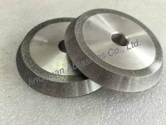 Roue de meulage de diamants électroplatée résistante à l'usure 78*10*12.7*5*V60 avec capacité à grande vitesse