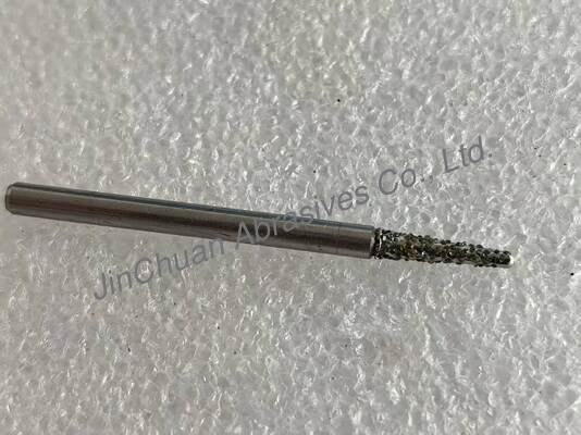 Pins de broyage au diamant électroplatés avec grès de corps en acier numéro D30/35, R1*3*10*45*3