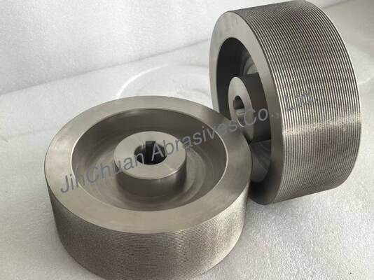 Meule diamantée CBN électro-liée 200x75x31.75mm B140-170 Meule CBN 12TPI pour l'ouverture des dents de lames de scie