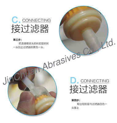 Dossier de diamant de massage miniature de diamant d'acier inoxydable petit pour la beauté de peau