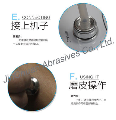 Dossier de diamant de massage miniature de diamant d'acier inoxydable petit pour la beauté de peau