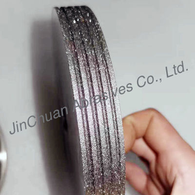 Les meules de BCN, affilant la bande ont vu, circulaire, meule Electroplated de brun foncé