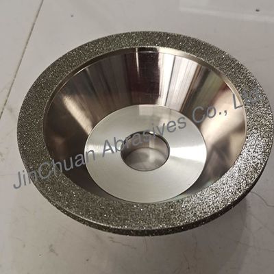 Peu plaqué de 11C9 40 Grit Diamond Cup Wheel For Drill