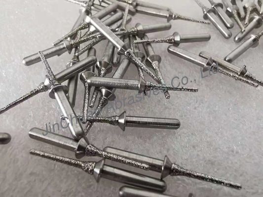 Diamond Plated Grinding Pins plaqué 3*32.33*1.36*3 D60/70