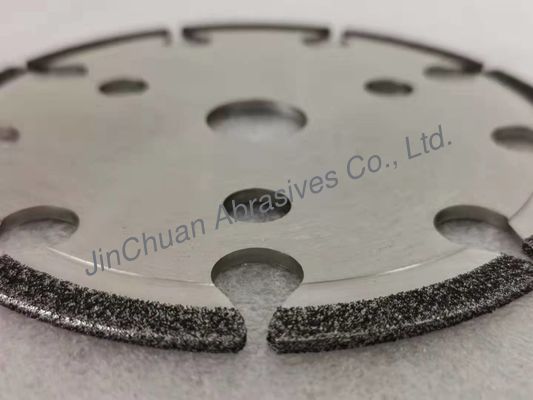 5 pouces ont plaqué le disque des meules B251 Grit Size Cbn Grinder Cutting de BCN