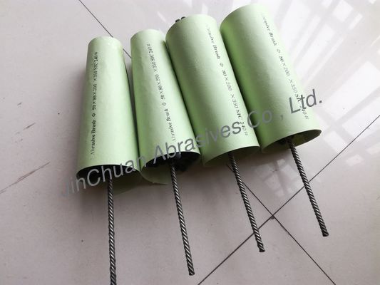 Brosse aiguisante flexible de SIC 80*200*350 dans la brosse abrasive de carbure de silicium