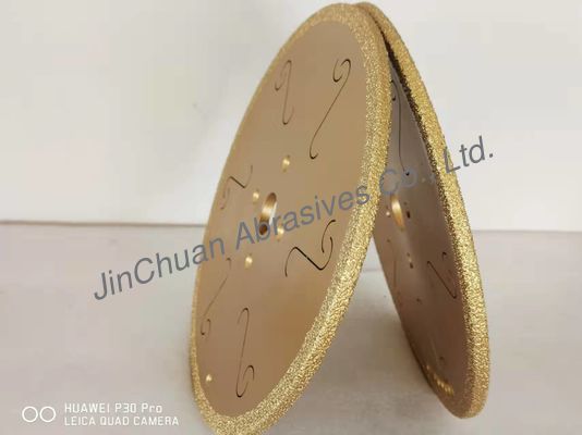 Trou d'or de Diamond Wheels With Noise Reduction aggloméré par 300mm de couleur